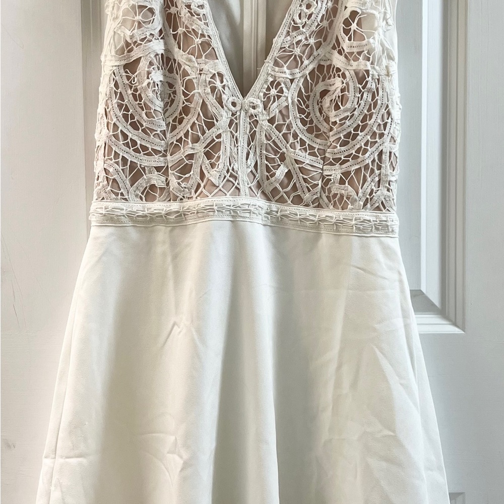 Lulu's White Lace Dress